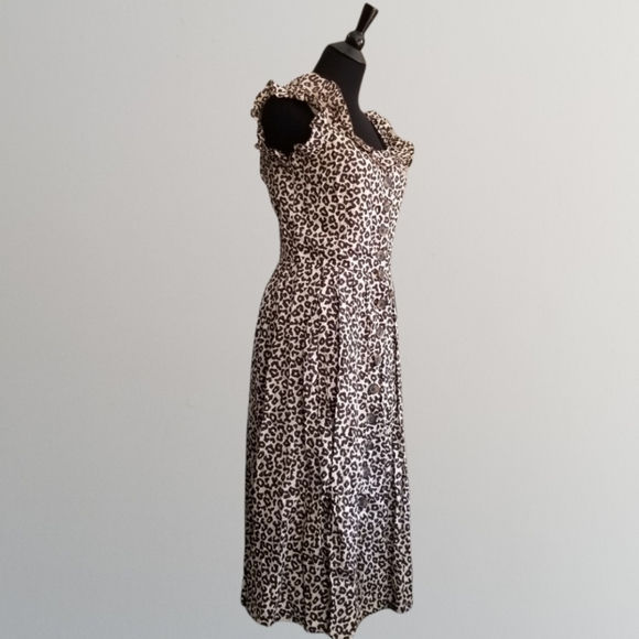 Sea New York Lottie Leopard Print Dress - Picture 6 of 15